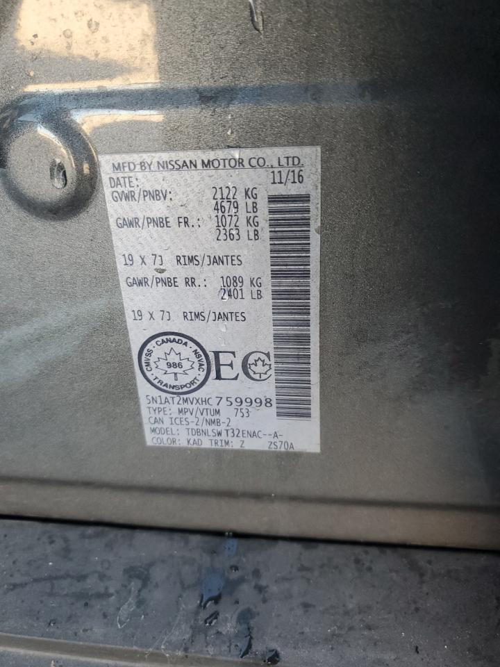 Nissan Rogue Sv Image 3