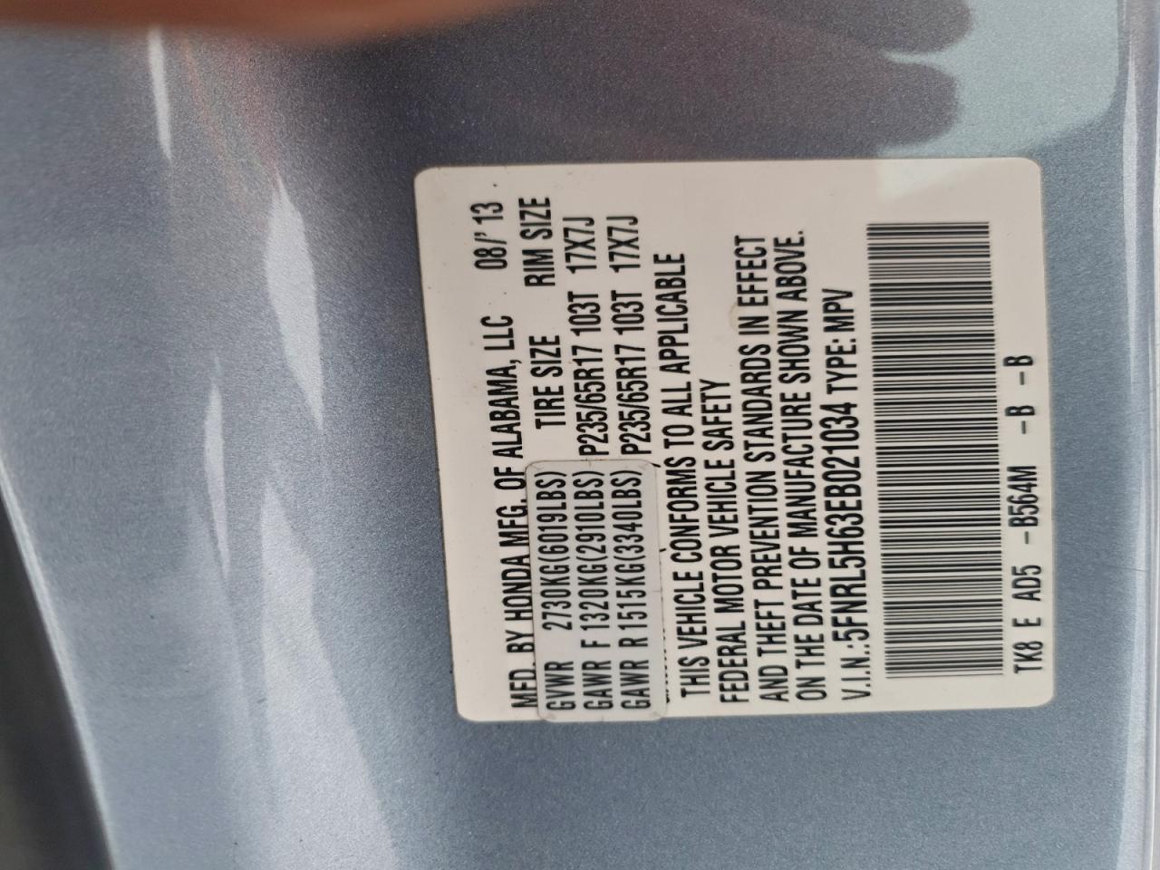 Honda Odyssey Exl Image 11