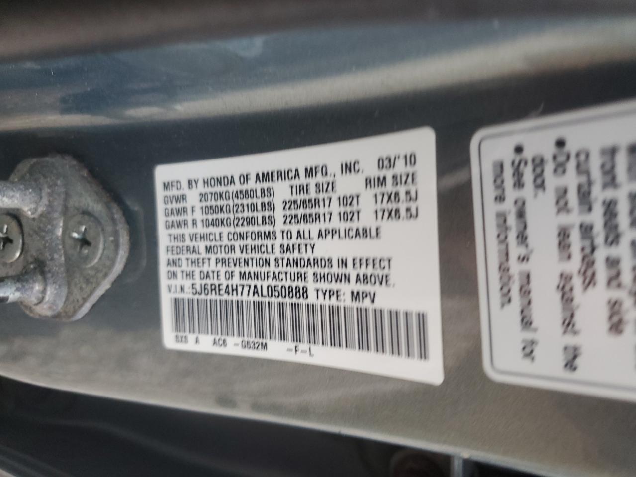 Honda Crv Exl Image 13