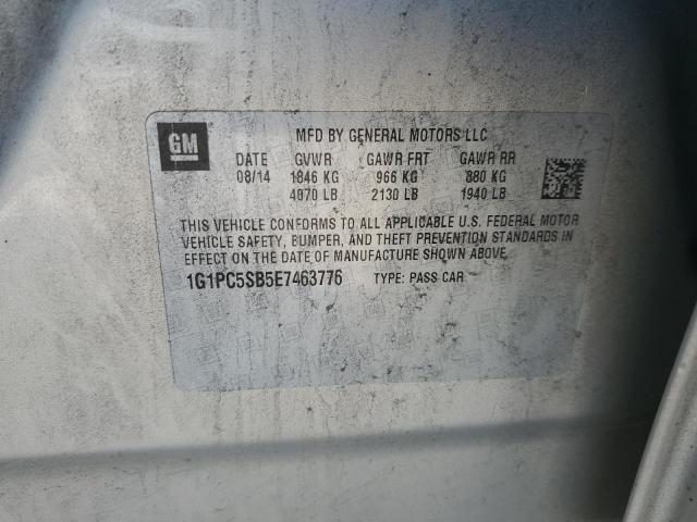 Chevrolet Cruze Lt Image 12