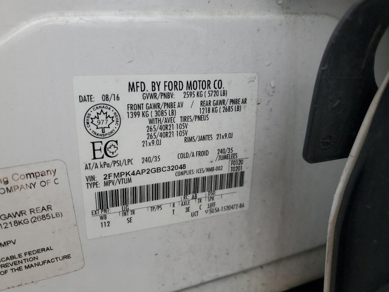 Ford Edge Sport Image 9