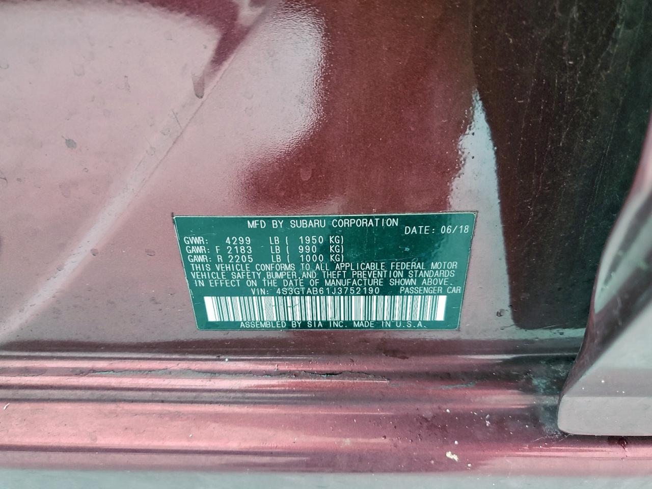 Subaru Impreza Premium Image 8