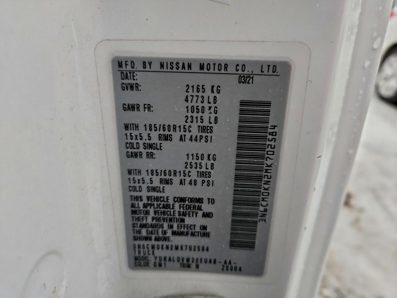 Nissan Nv 2.5s Image 10