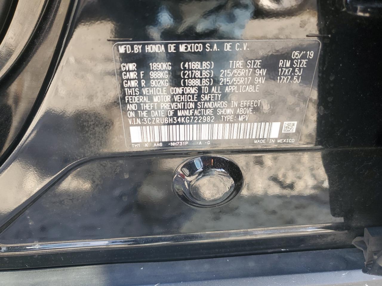 Honda HR-V Lx Image 13