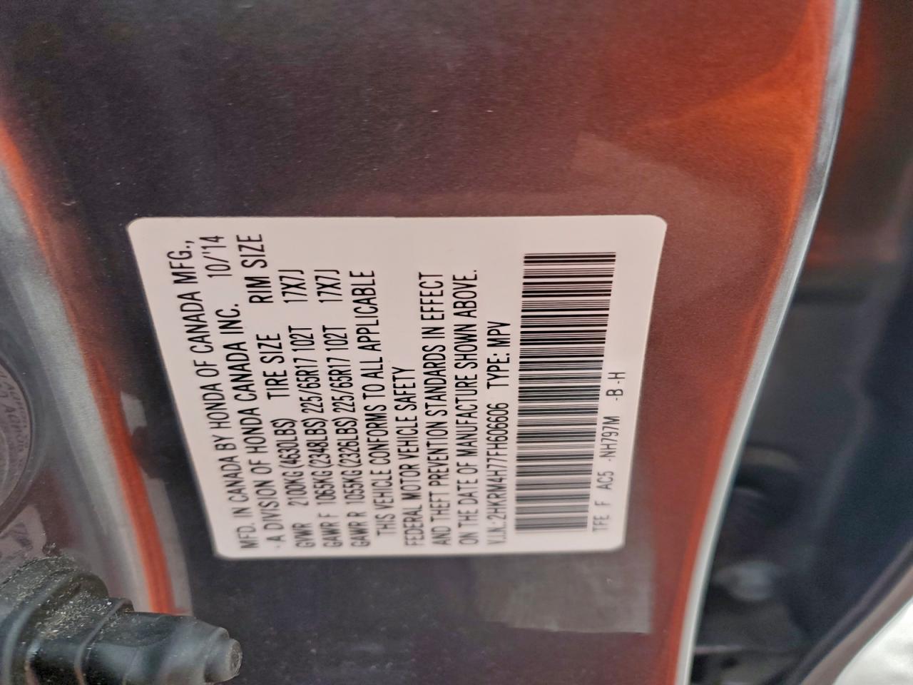 Honda Crv Exl Image 4