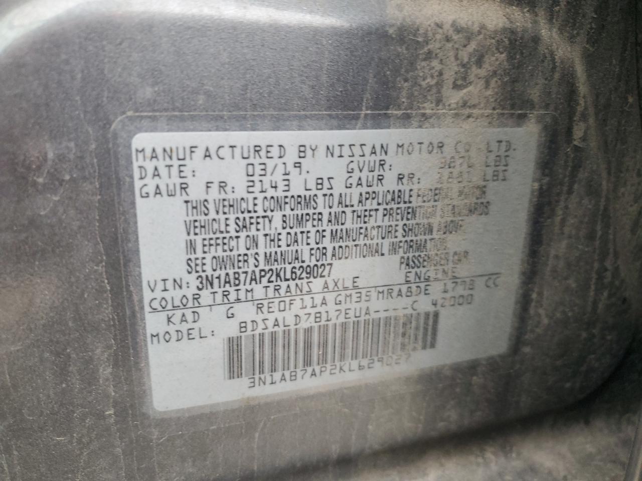 Nissan Sentra S Image 9