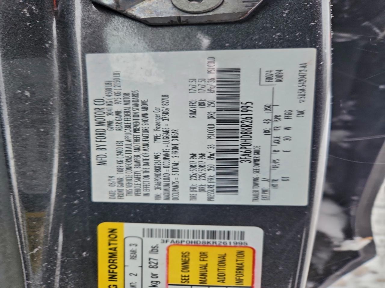 Ford Fusion Se Image 9