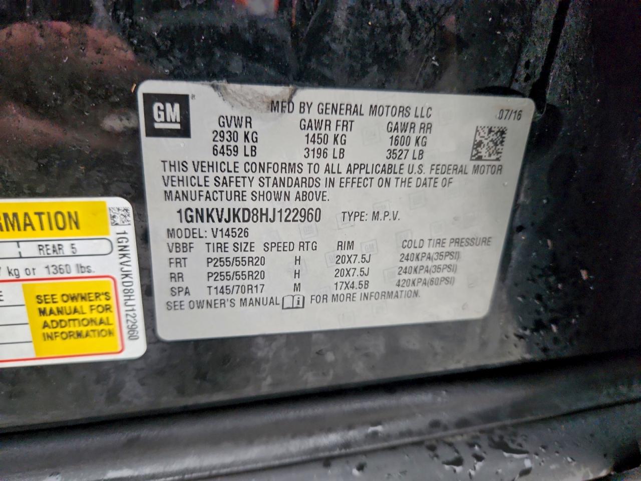 Chevrolet Traverse Premier Image 8