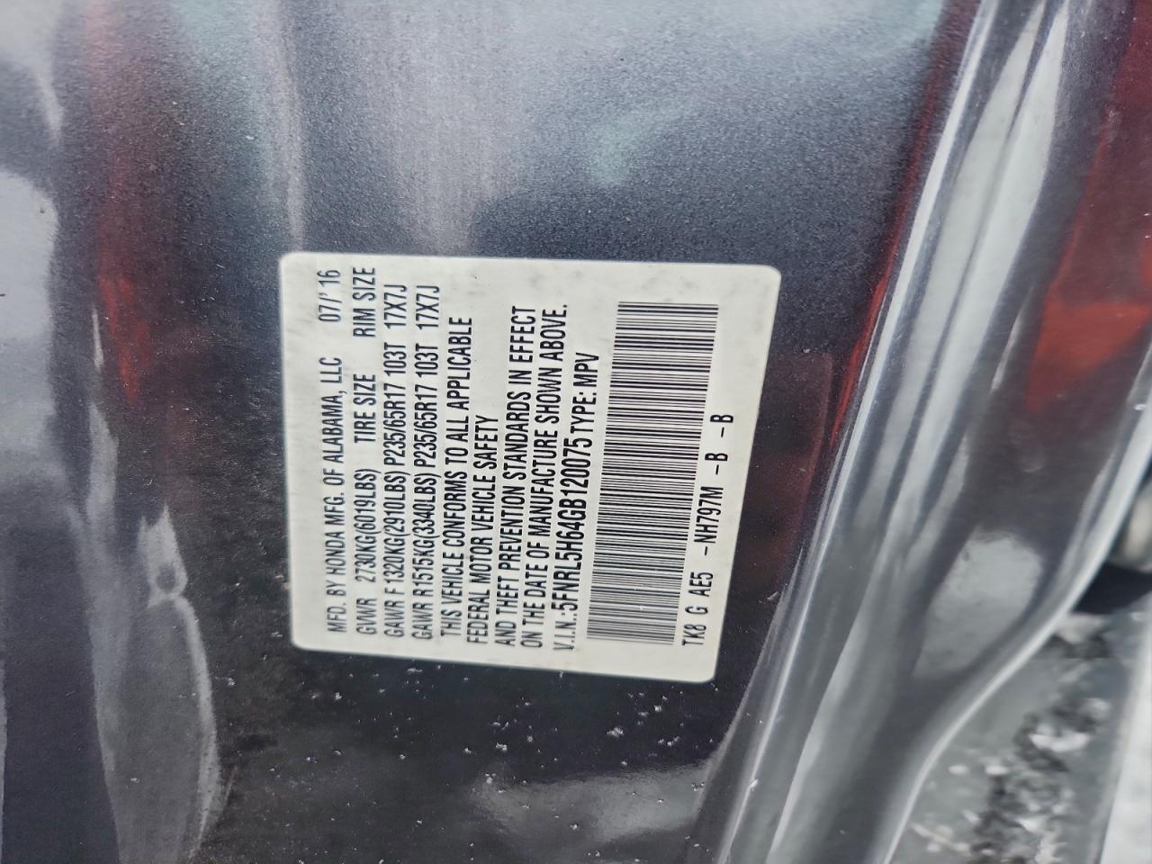 Honda Odyssey Exl Image 9