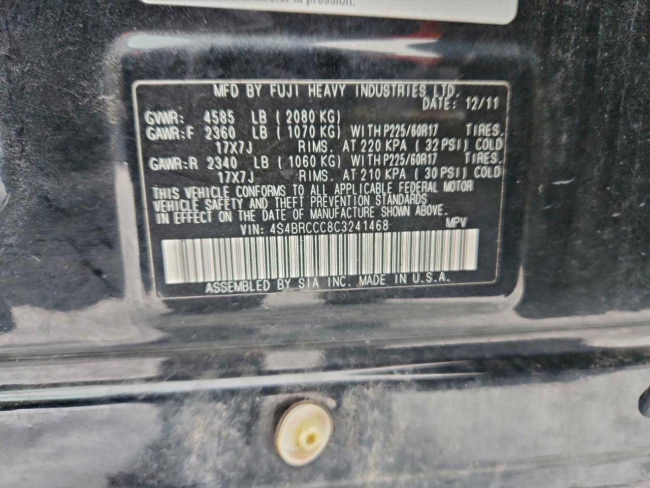 Subaru Outback 2.5i Premium Image 5