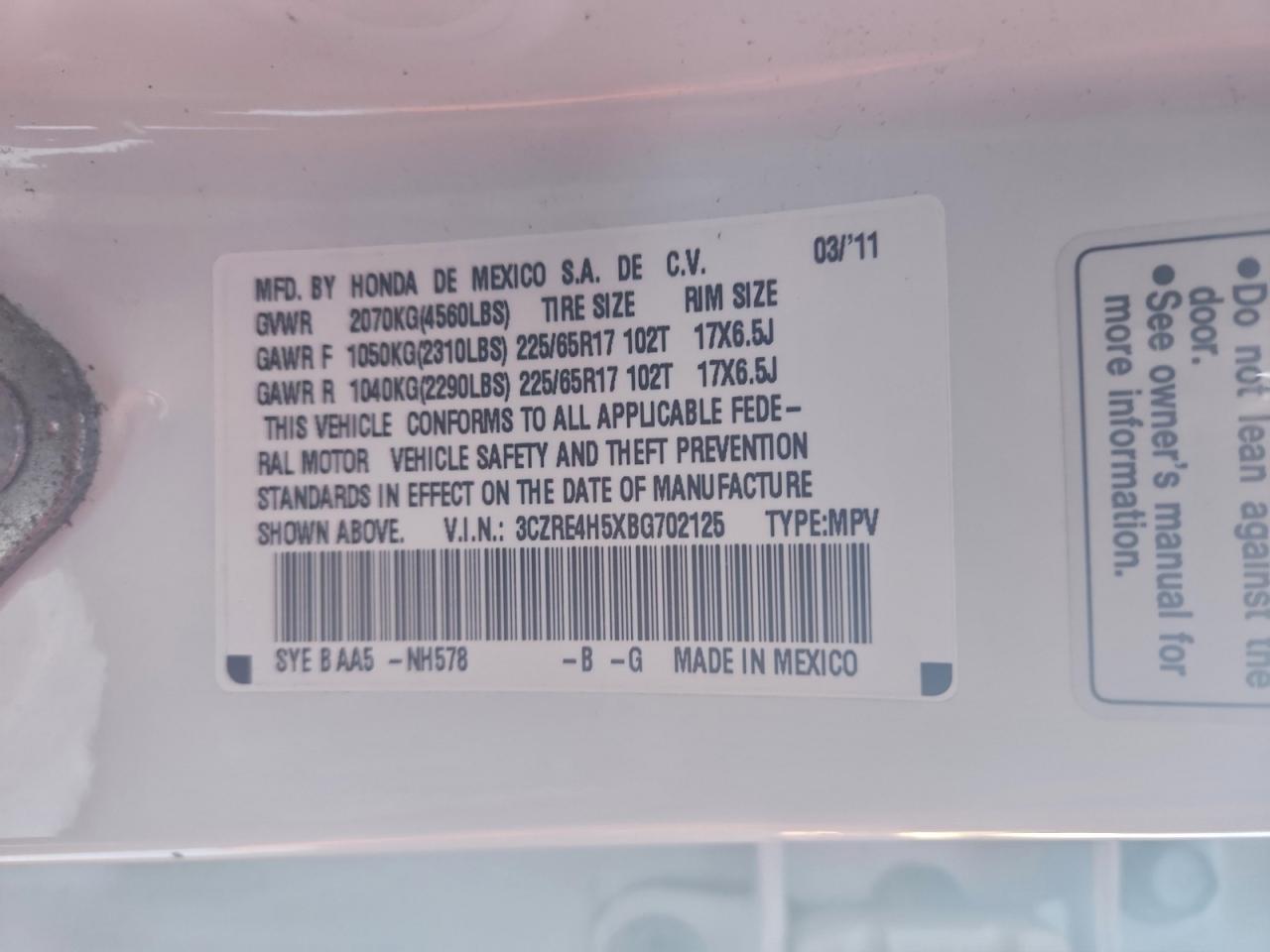 Honda Crv Ex Image 9