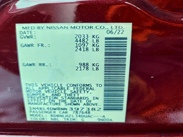 Nissan Altima Sv Image 11