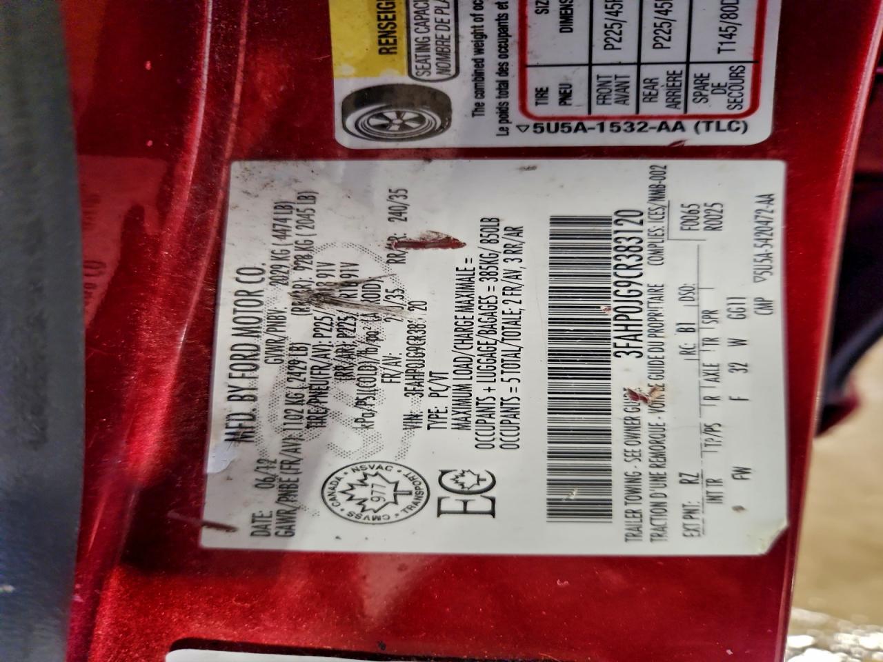 Ford Fusion Sel Image 10