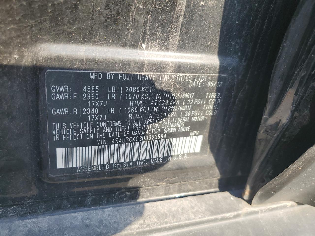 Subaru Outback 2.5i Limited Image 9