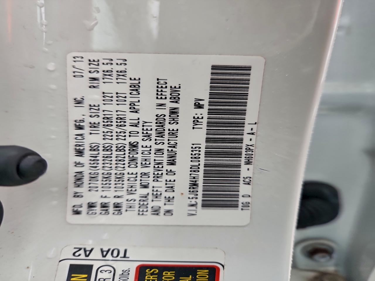 Honda Crv Exl Image 7