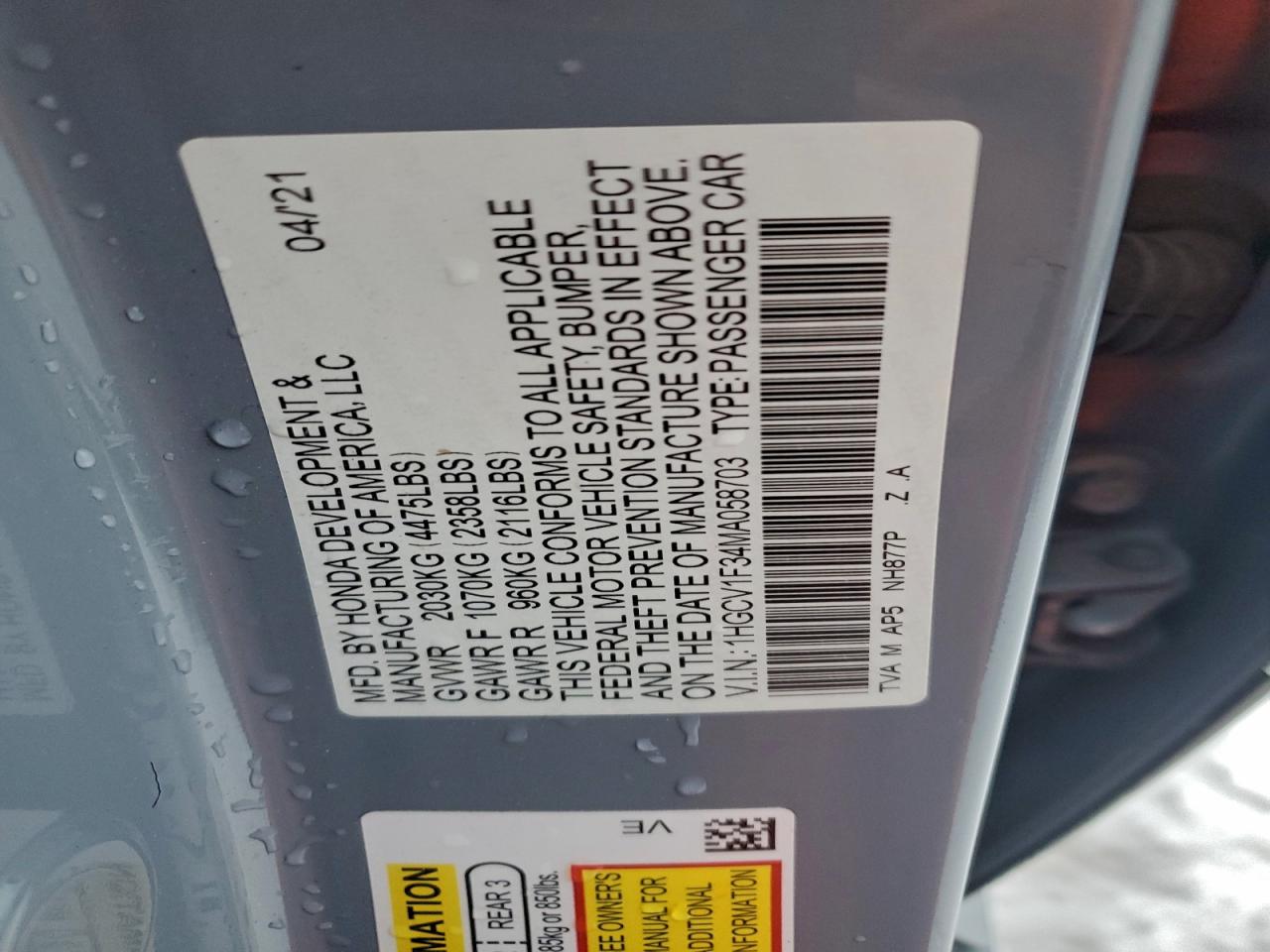 Honda Accord Sport Image 10