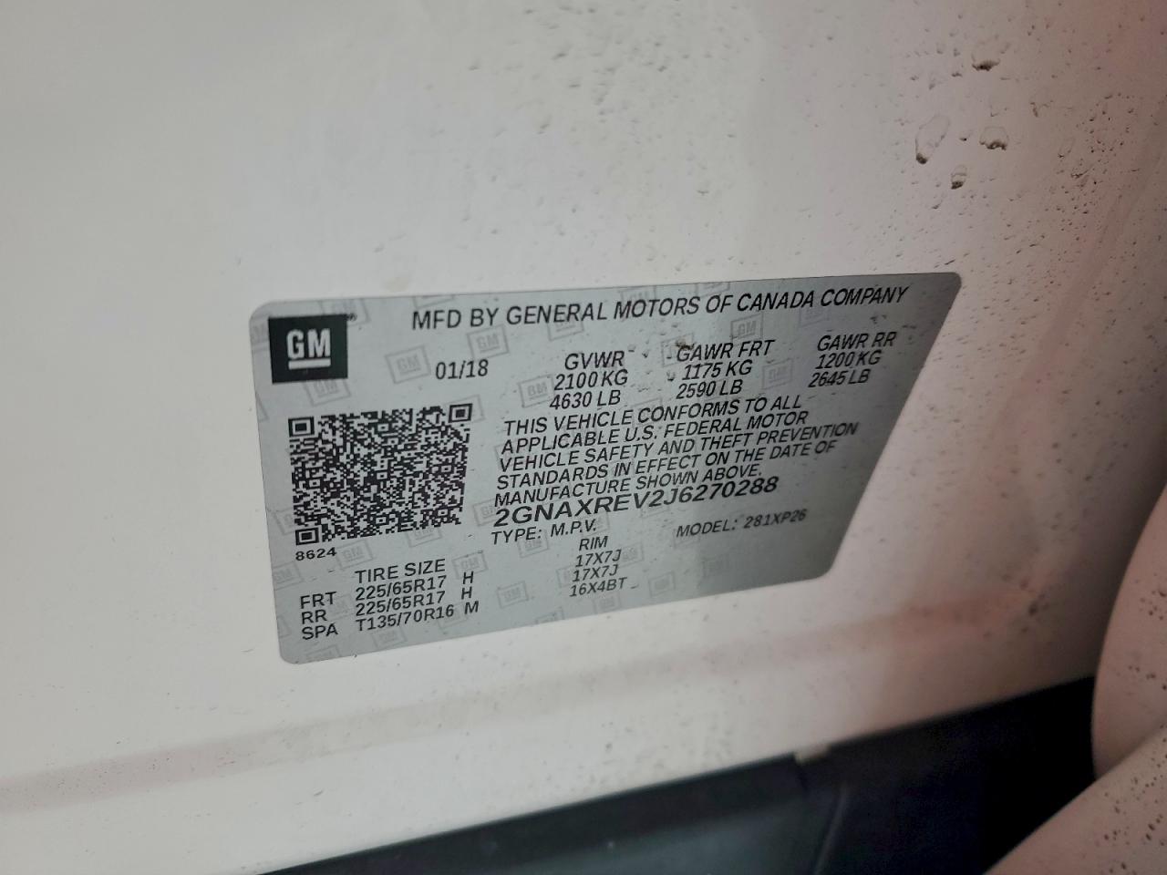 Chevrolet Equinox Ls Image 14