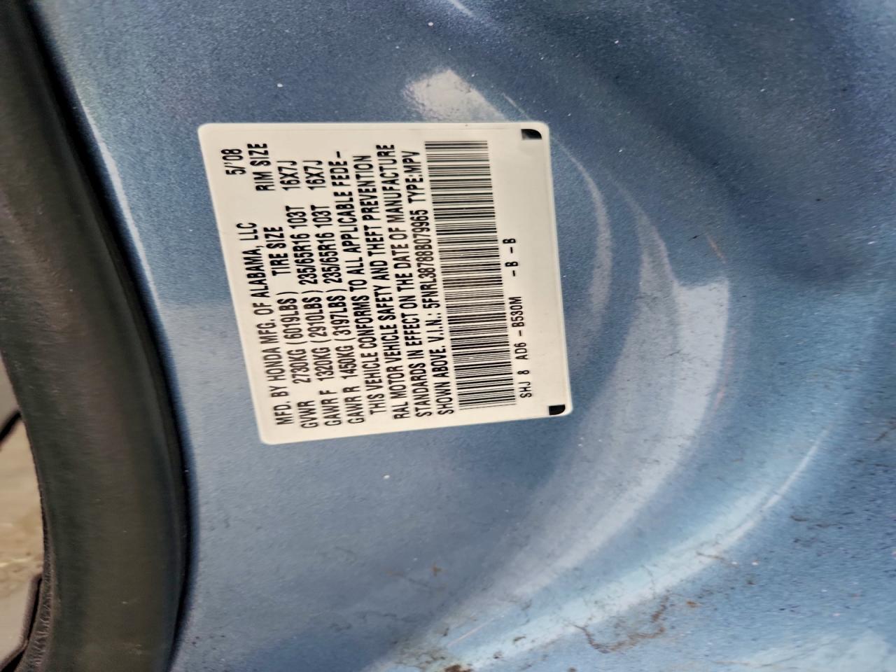 Honda Odyssey Exl Image 12